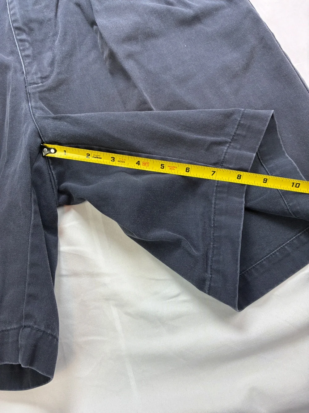 Polo by Ralph Lauren Men's Navy Pleated Classic Cotton Chino Shorts Sz 33